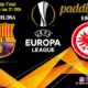 Europa League 2022 Cuartos de final partido de vuelta. Jueves 14 de abril, Barcelona - Eintrach Frankfurt a las 21.00h. Promoción de tu copa de J&B con tu grupo de amigos en nuestras pantallas de TV en Paddintom Café & Copas