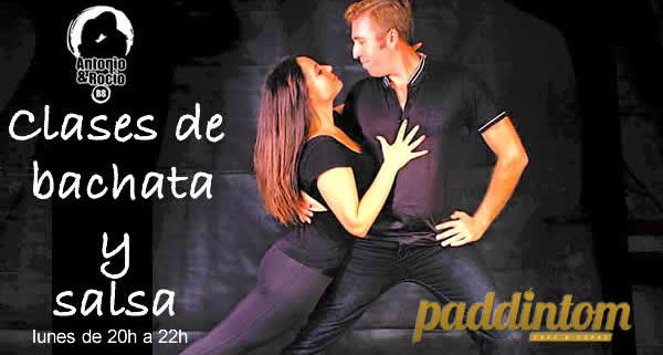 Clases de bachata y salsa. Antonio & Rocio BS en Paddintom Café & Copas