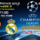 Champions League 2019 Fase de Grupos Jornada 5 Martes 6 de Noviembre a las 21:00h Roma - Real Madrid y Juventus - Valencia. Paddintom Café & Copas
