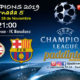 Champions League 2019 Fase de Grupos Jornada 5 Miércoles 28 de Noviembre At. de Madrid - Mónaco a las 18.55h // PSV Eindoven - FC Barcelona a las 21.00h 