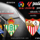 Jornada 17 Liga EA Sports 1ª División 2024. Fútbol en Paddintom por TV. Sábado 16 de diciembre, Sevilla - Getafe a las 18.30h y Domingo 17 de diciembre, Real Sociedad - Betis a las 16.15h. Ven a verlos a Paddintom Café & Copas