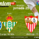 Jornada 25 Liga Santander 1ª División. Domingo 12 de marzo de 2023, Sevilla - Almería a las 16.15h y Villarreal - Betis a las 18.30h. Ven a verlos a Paddintom Café & Copas
