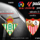 Jornada 27 Liga EA Sports 1ª División 2024. Fútbol en Paddintom por TV. Sábado 2 de marzo, Sevilla - Real Sociedad a las 14.00h y Domingo 3 de marzo, Atletico de Madrid - Betis a las 16.15h. Ven a verlos a Paddintom Café & Copas