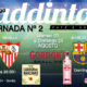 Jornada 2 Liga Santander 1ª División 19-20. Viernes 23 Agosto Granada - Sevilla a las 20.00h y Barcelona - Betis a las 21.00h. TV en Paddintom Café & Copas
